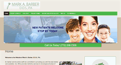 Desktop Screenshot of markabarberdentistry.com